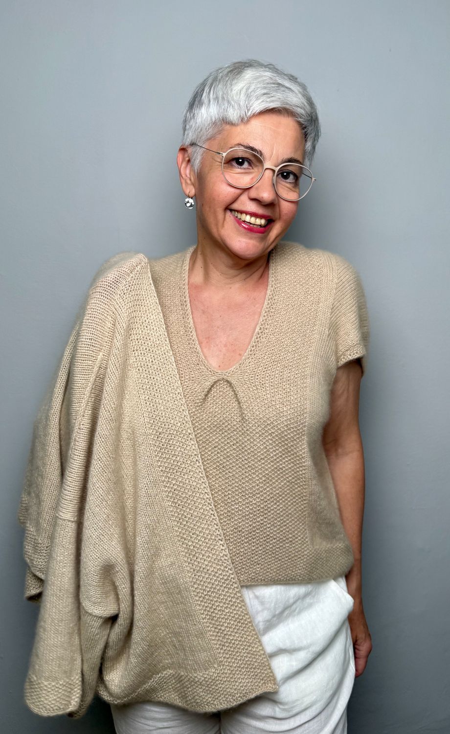 »Kimono«-Top Strickanleitung