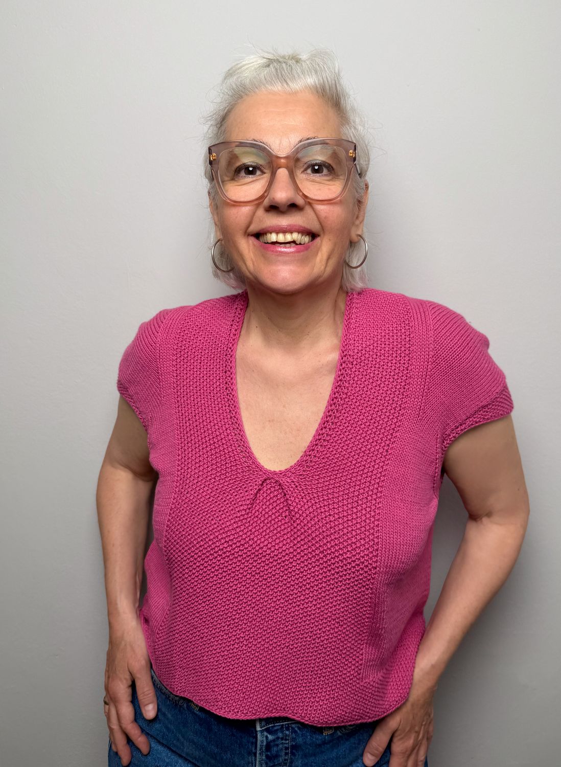 »Kimono«-Top Strickanleitung