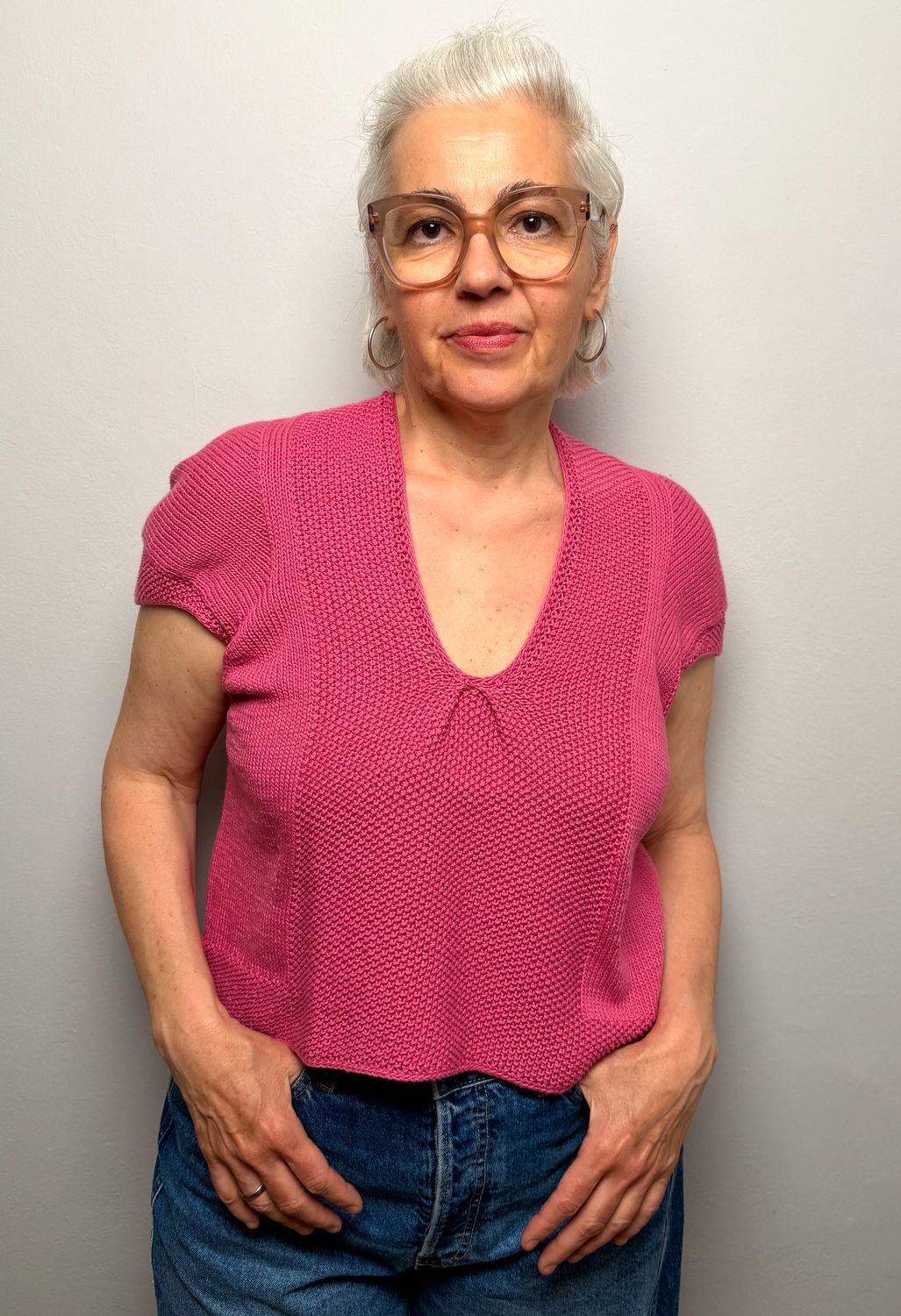 »Kimono«-Top Strickanleitung