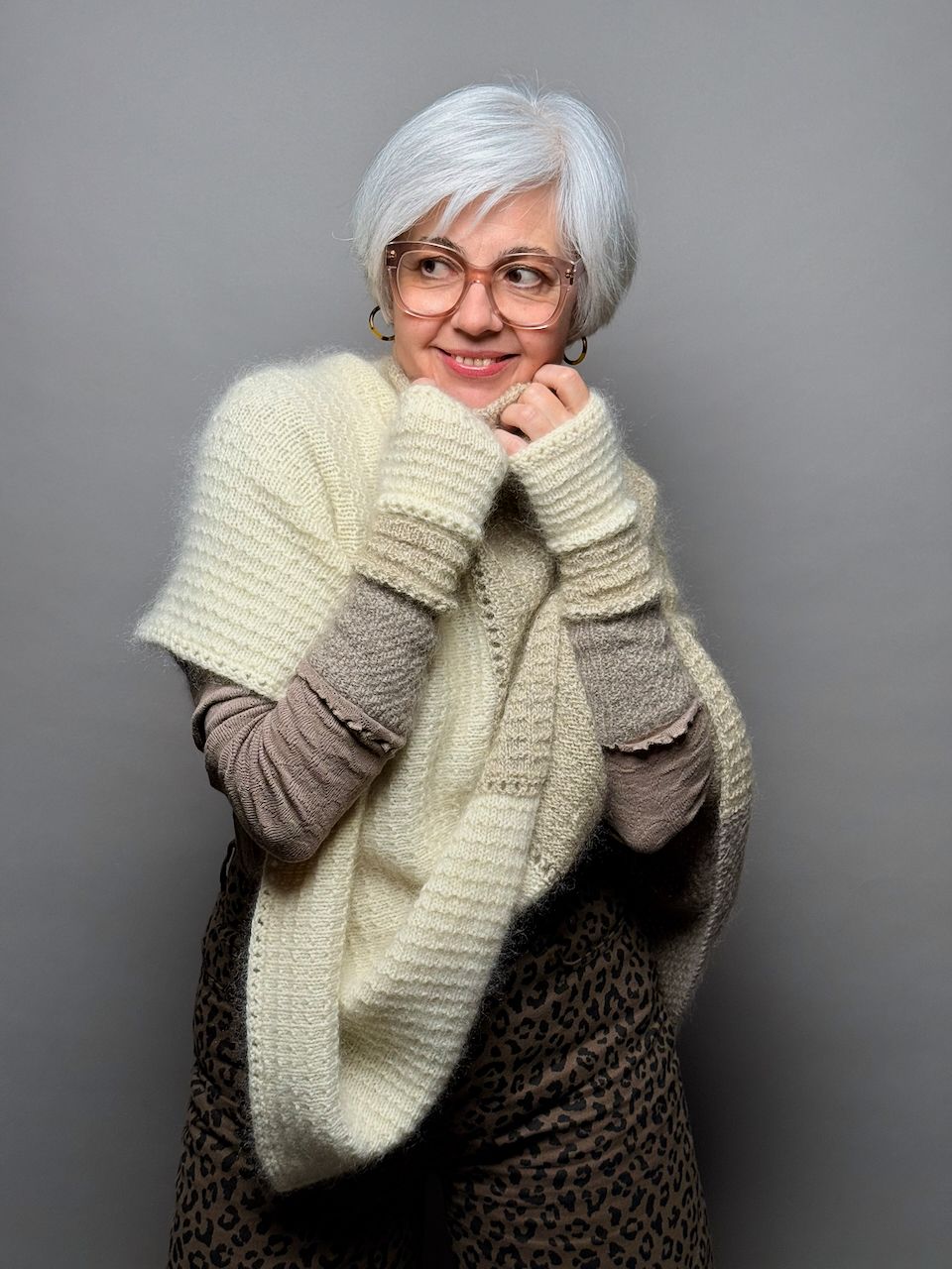 Poncho »Louise« Strickanleitung