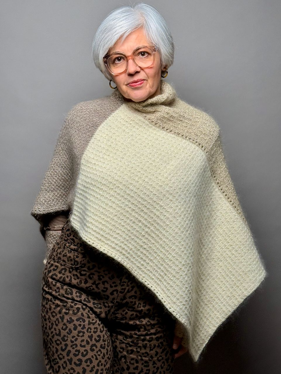 Poncho »Louise« Strickanleitung