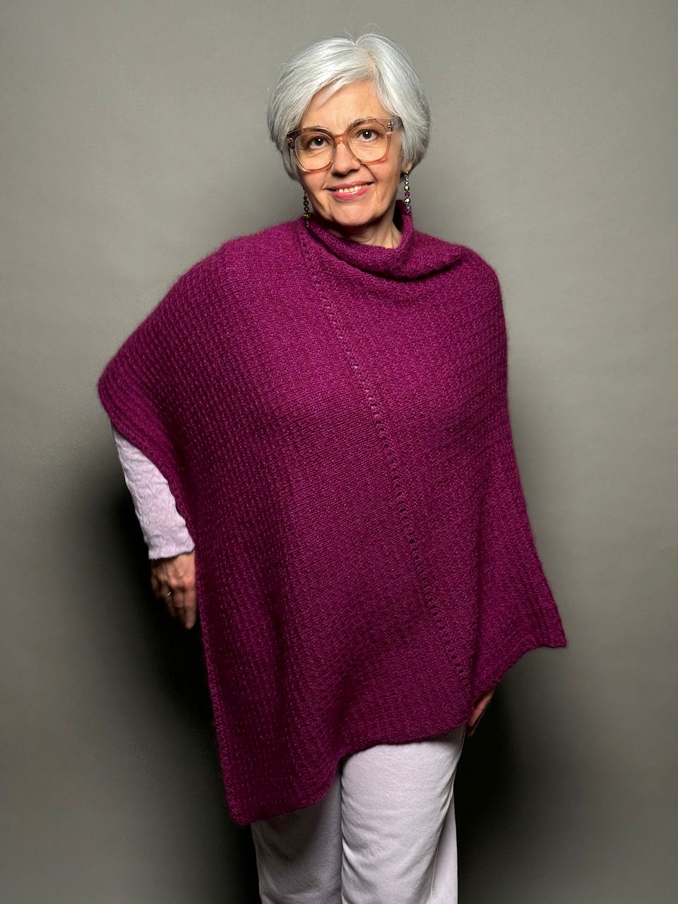 Poncho »Louise« Strickanleitung