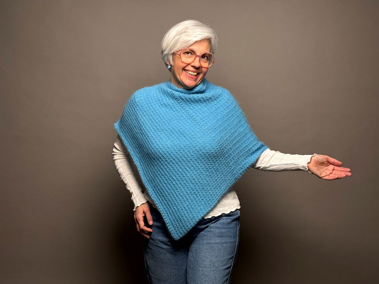 Poncho »Louise« Strickanleitung