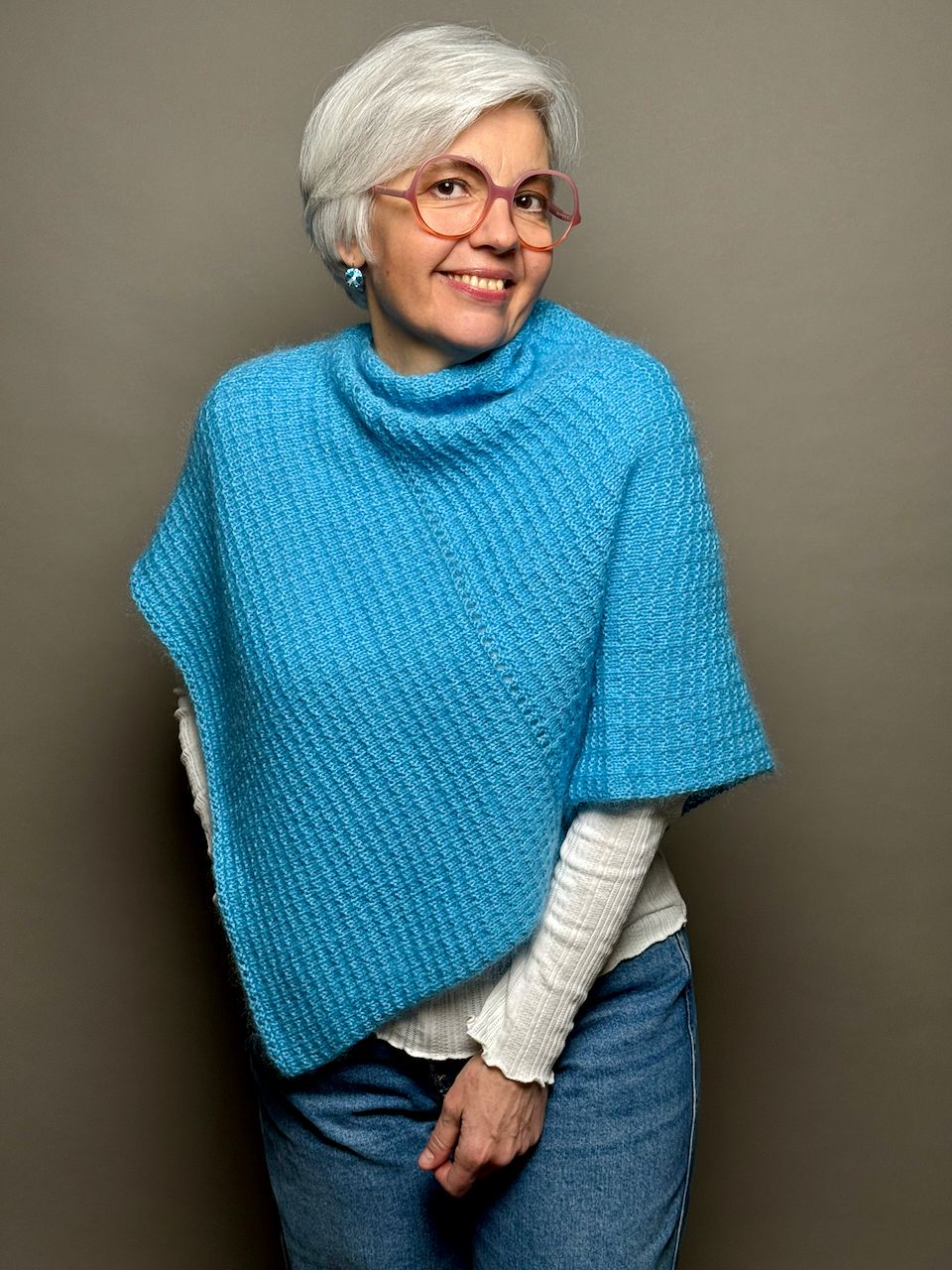 Poncho »Louise« Strickanleitung