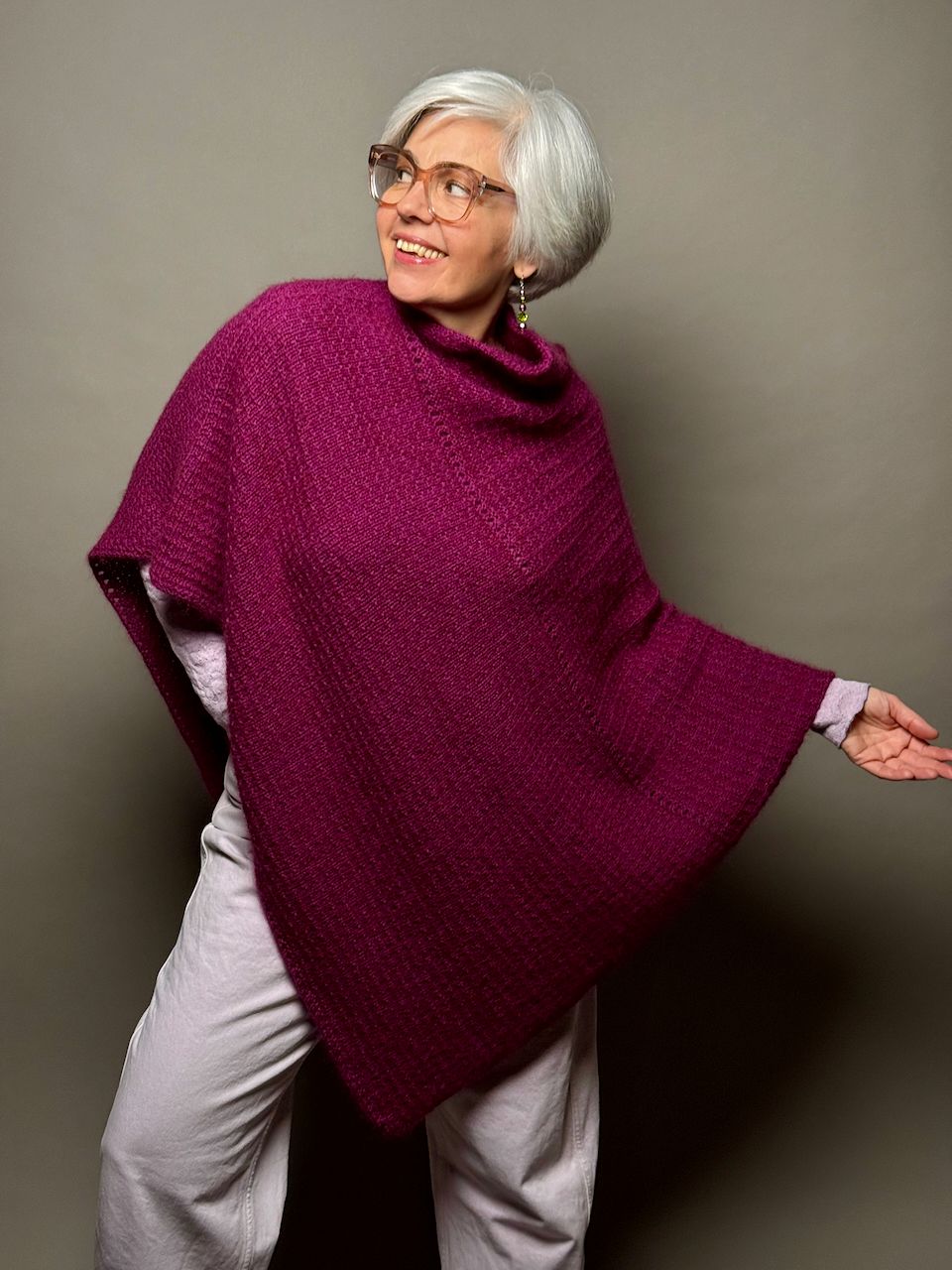 Poncho »Louise« Strickanleitung