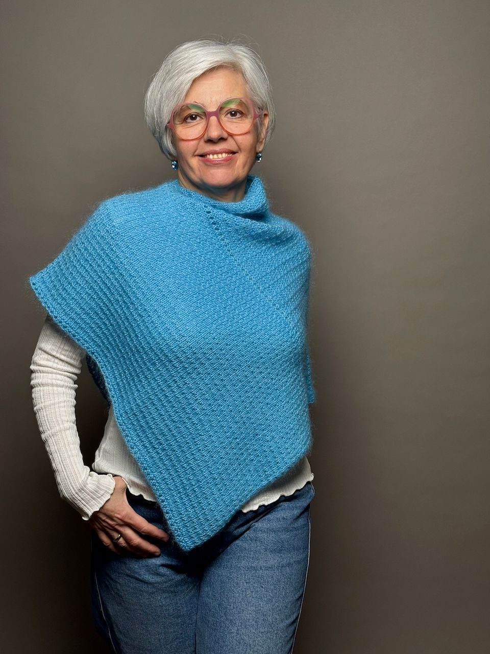 Poncho »Louise« Strickanleitung