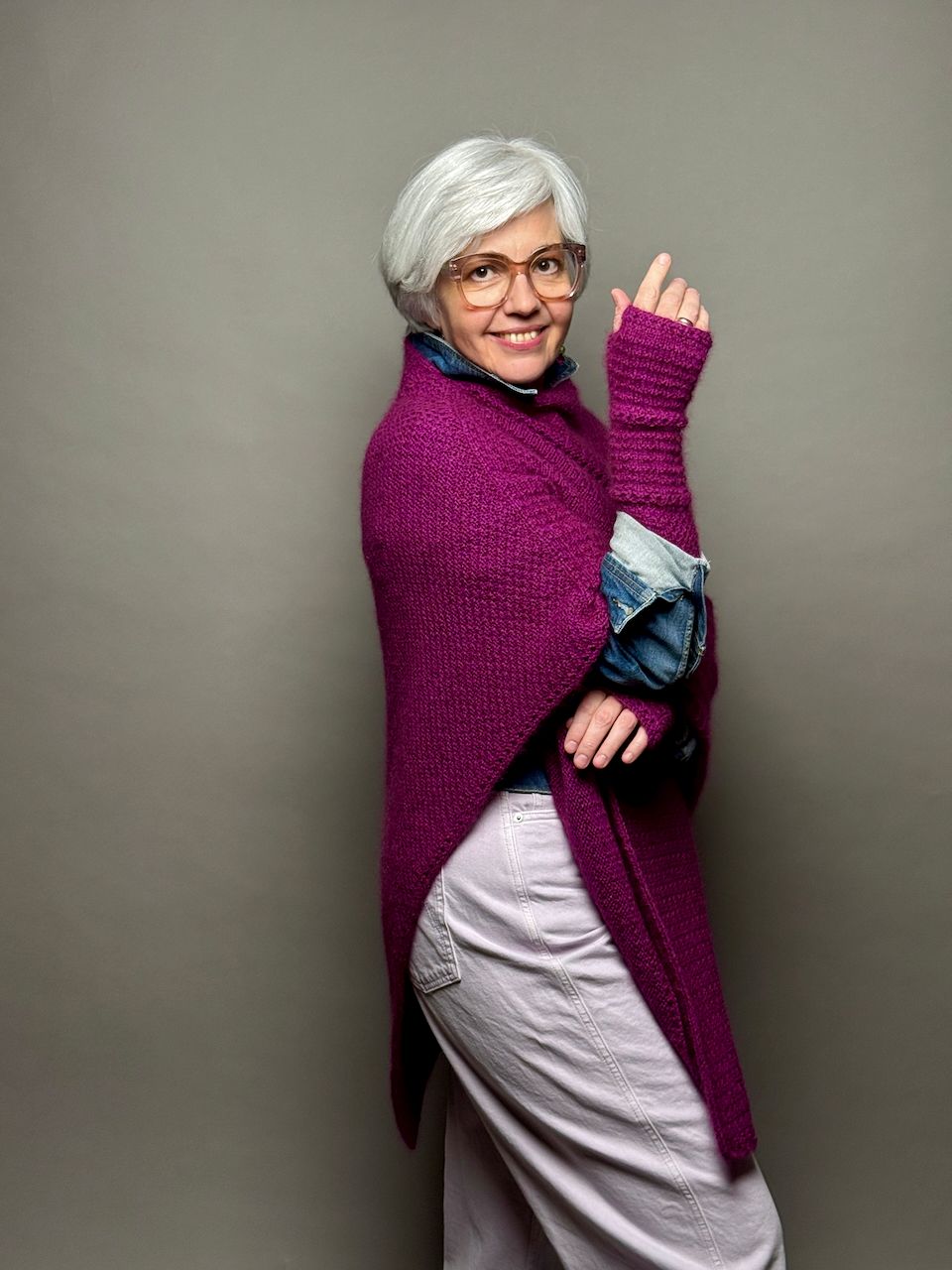 Poncho »Louise« Strickanleitung