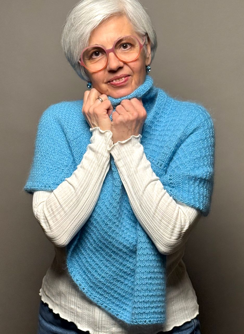 Poncho »Louise« Strickanleitung