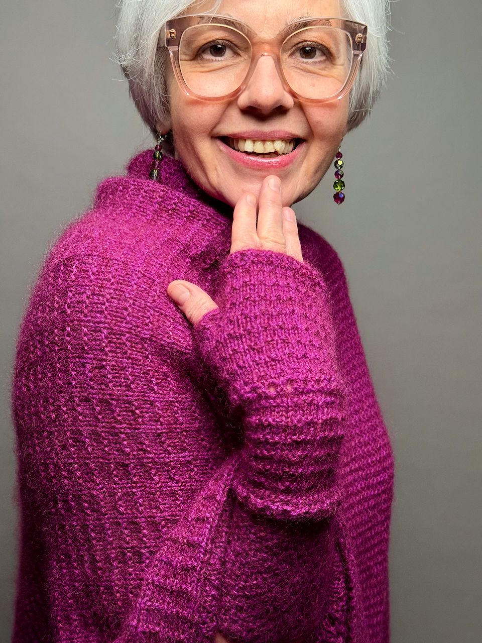 Poncho & Handstulpen »Louise« – Strickanleitung im 2er-Set