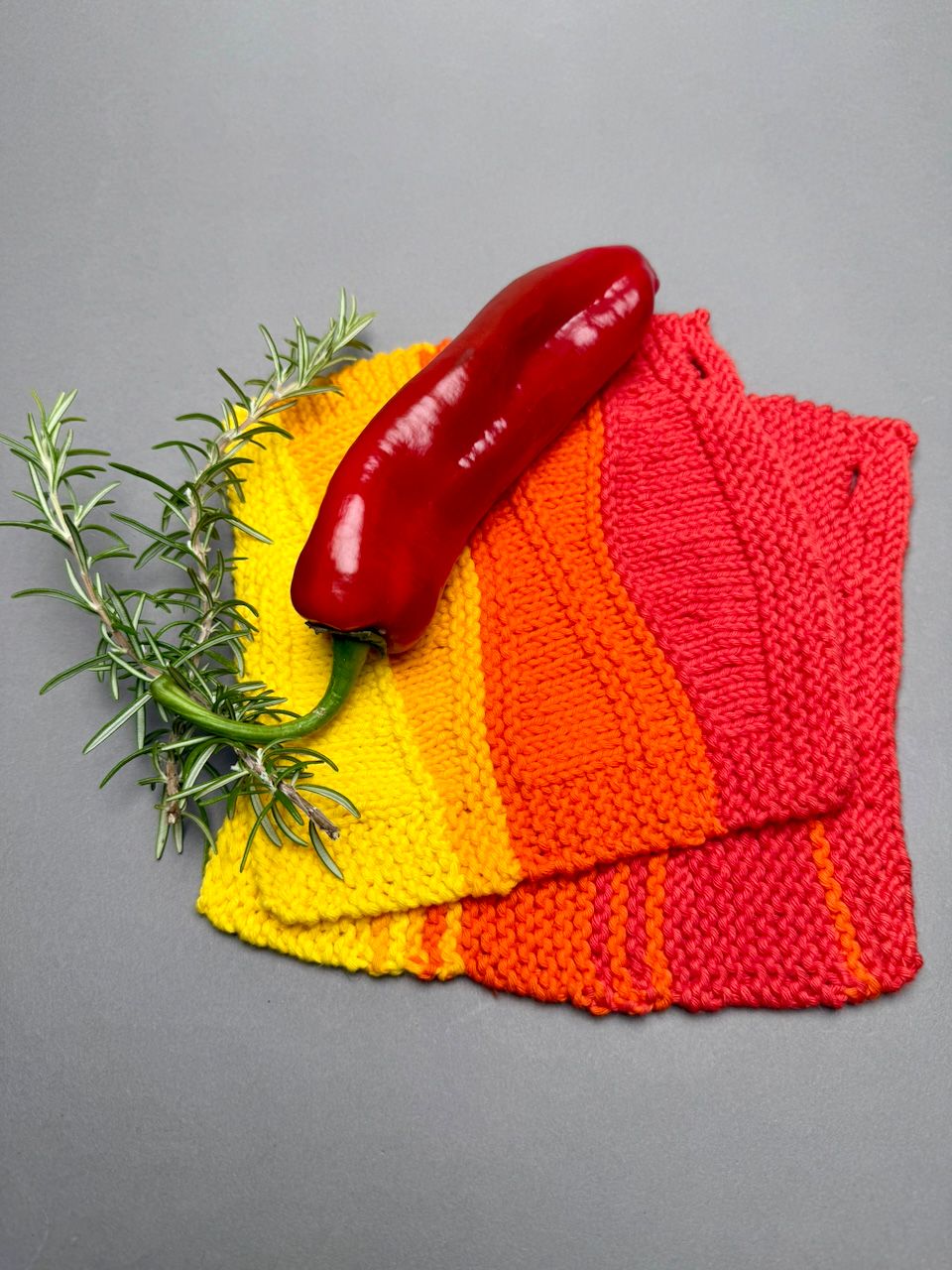 Topflappen-Set »Topfi« Strickanleitung
