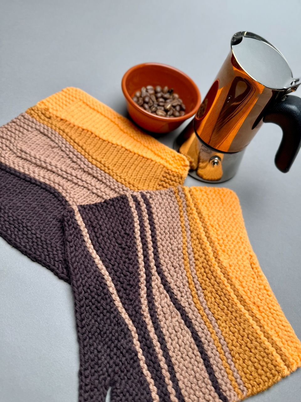 Topflappen-Set »Topfi« Strickanleitung