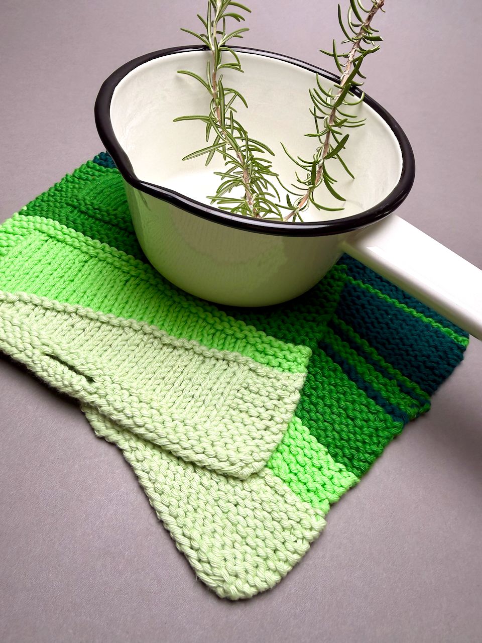 Topflappen-Set »Topfi« Strickanleitung