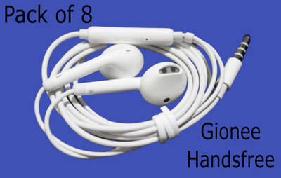 Pack of 8 Gionee Handsfree Original Top Bass Quality