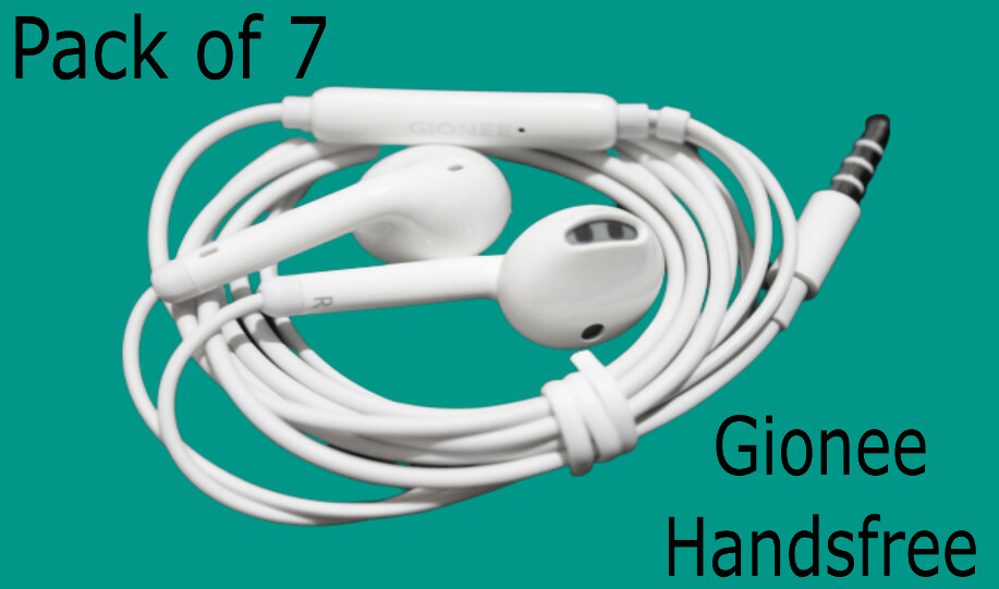 Pack of 7 Gionee Handsfree Original Top Bass Quality