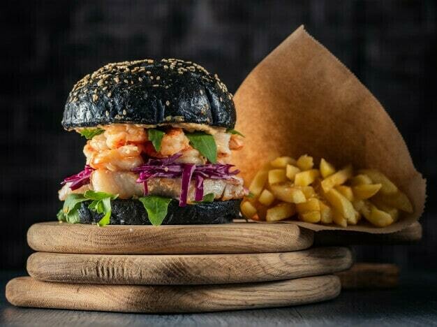 Hamburguesa mar y tierra