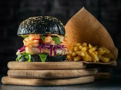 Hamburguesa mar y tierra
