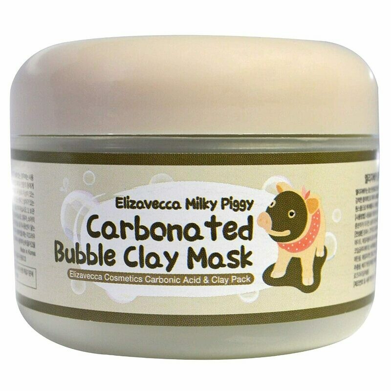 Elizavecca, Máscara de burbujas carbonatadas de arcilla Milky Piggy, 100 g (1 Pza)