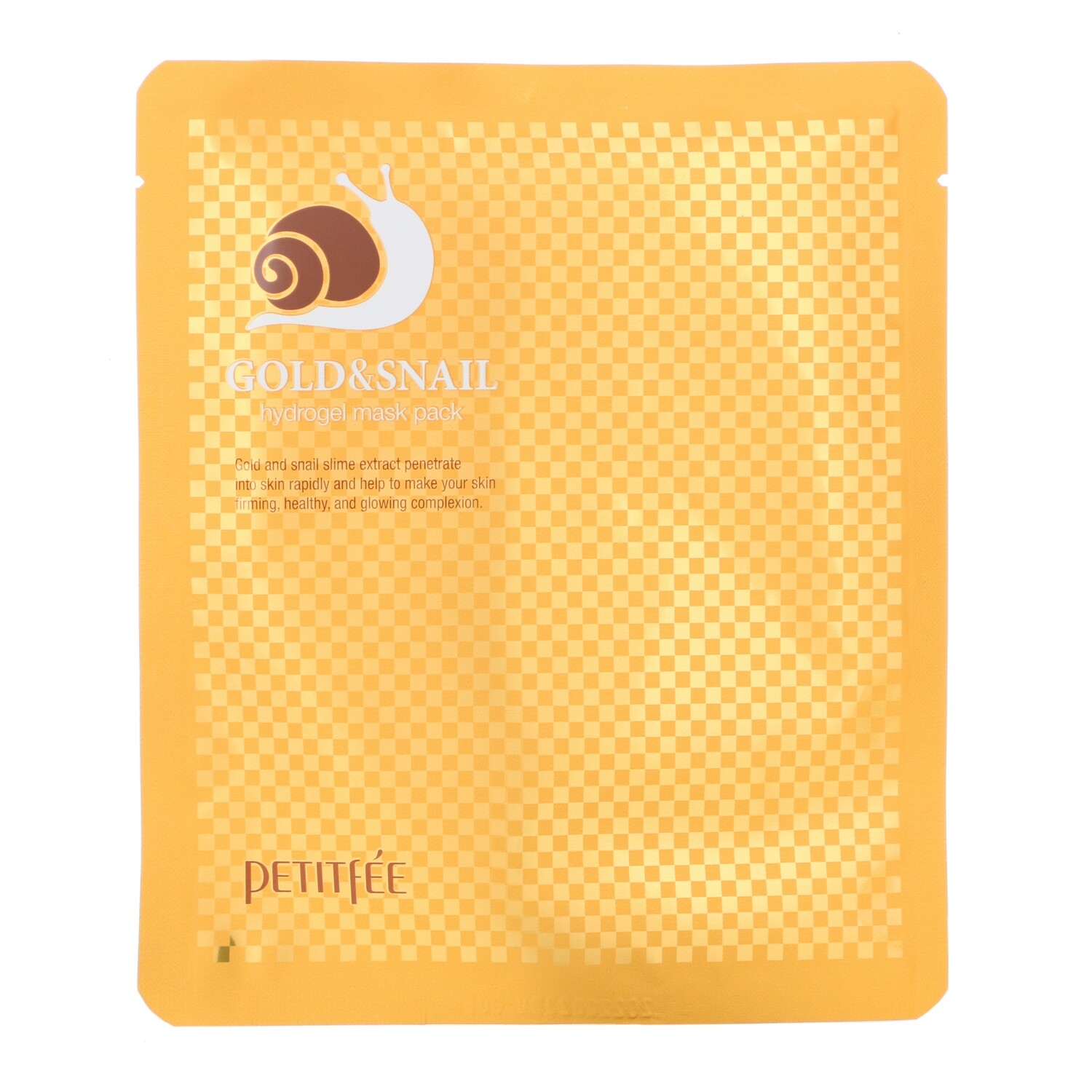 Petitfee, Gold &amp; Snail Mascarilla de Hidrogel, 30 g (1 Pza)