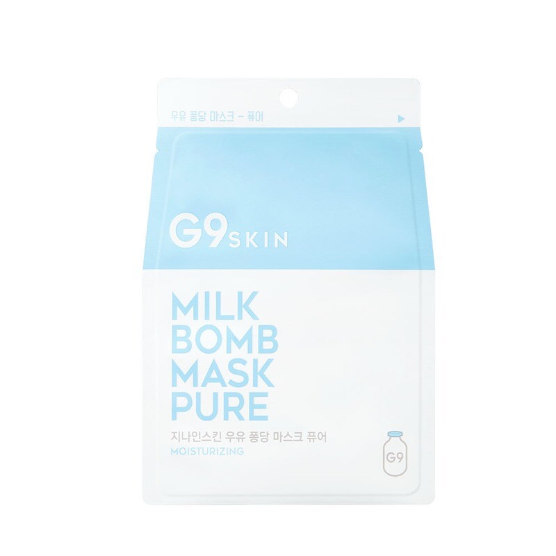 G9skin, Mascarilla bomba de pura leche, 21 ml c/u