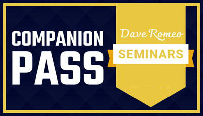 2024 Season Companion Pass - Unlimited Access to all of Dave Romeo's Seminars for 2024!