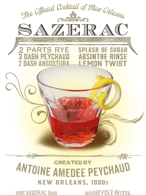 Mardi Gras Guide Themed - Sazerac Happy Hour