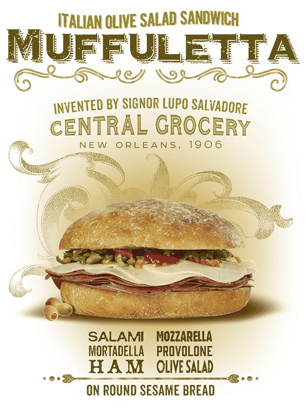 Mardi Gras Guide Themed - Muffulettas