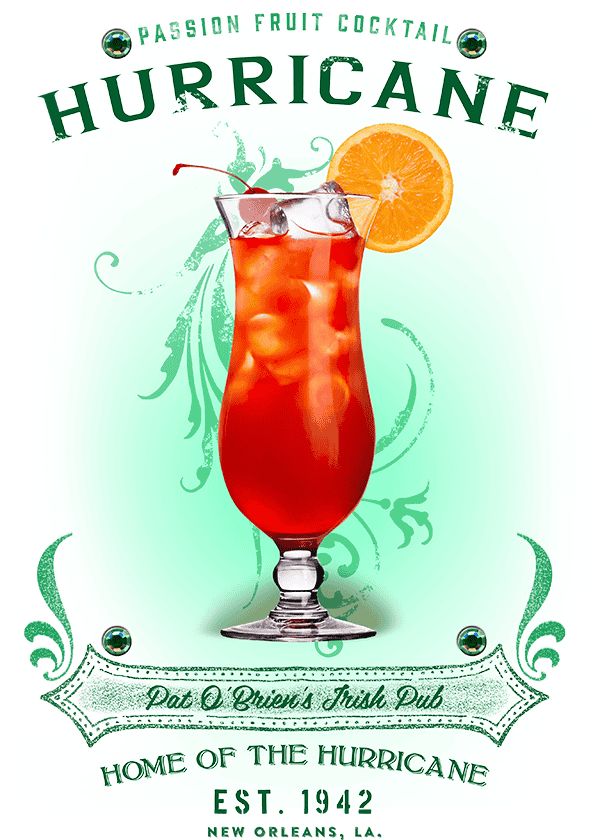 Mardi Gras Guide Themed - Hurricane Happy Hour