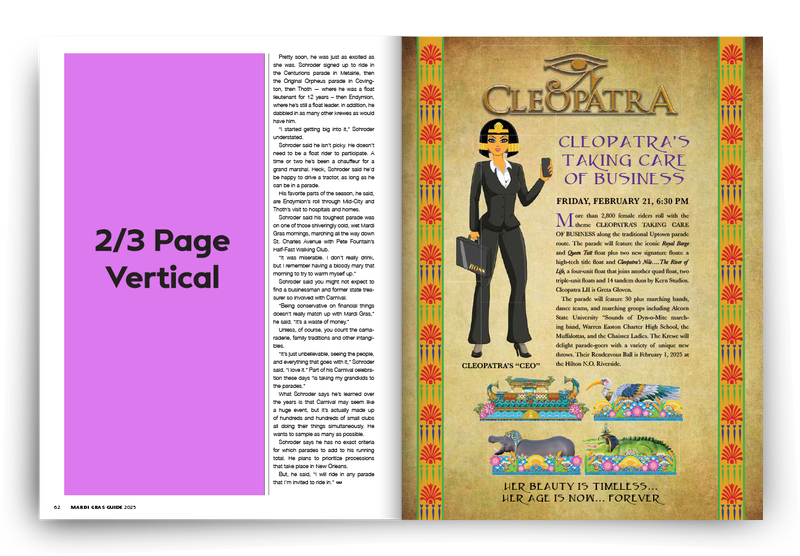 Mardi Gras Guide 2/3 Page