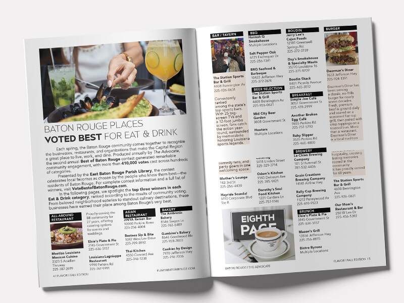 FLAVOR Baton Rouge Eighth Page