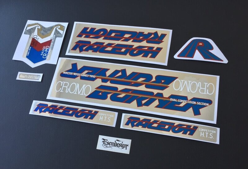 Mk2 Cromo Burner Decal Set