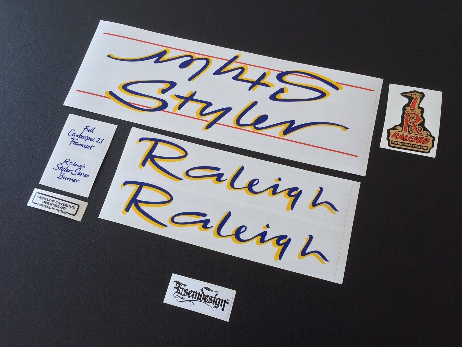 White Styler Decal Set