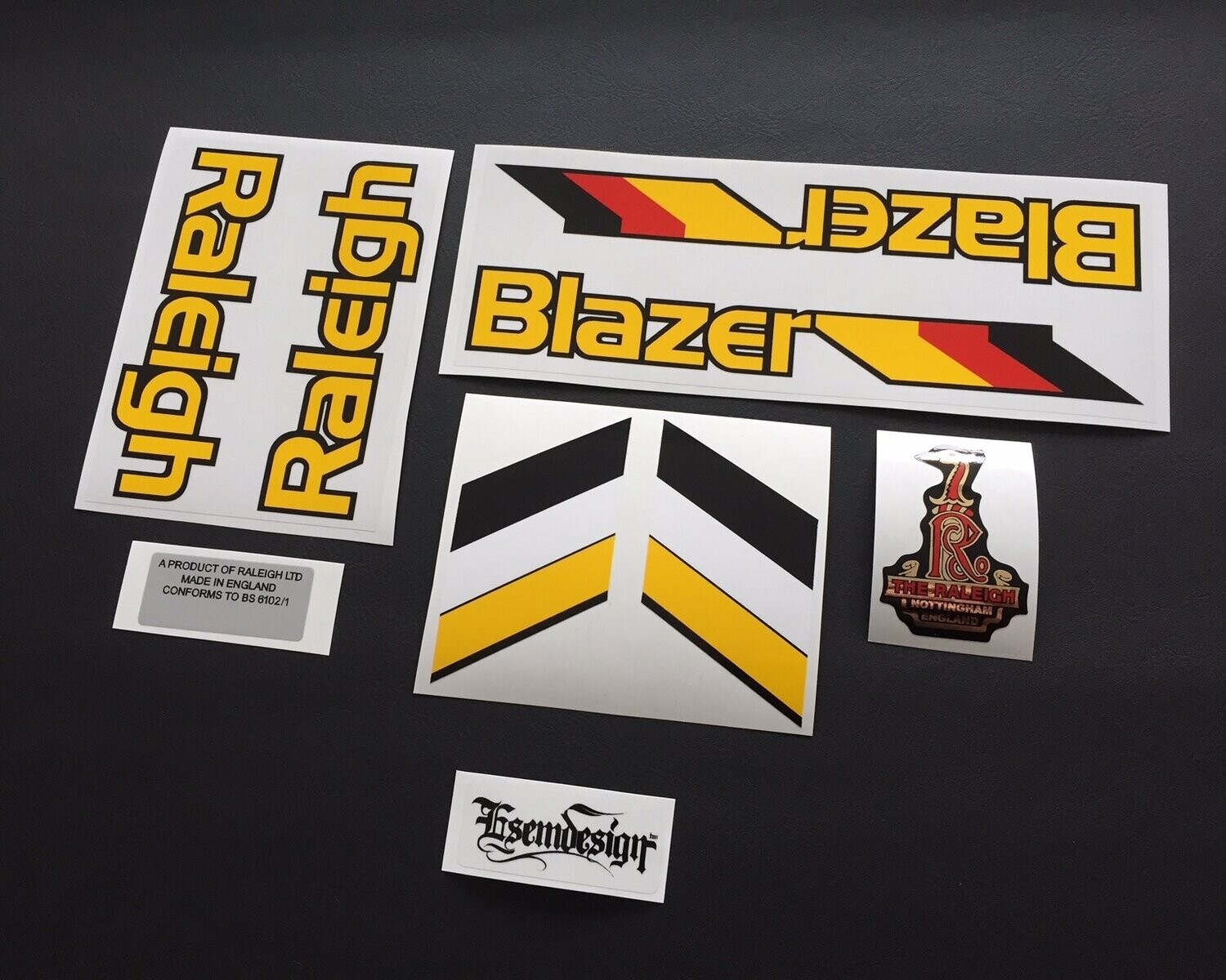 Raleigh Blazer 20 Inch Decal Set