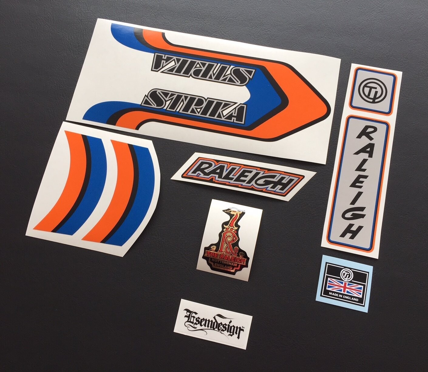 Raleigh Strika Decal Set