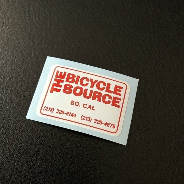 The Bicycle Source Decal