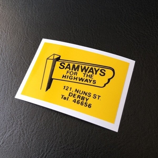Sam Ways Shop Decal