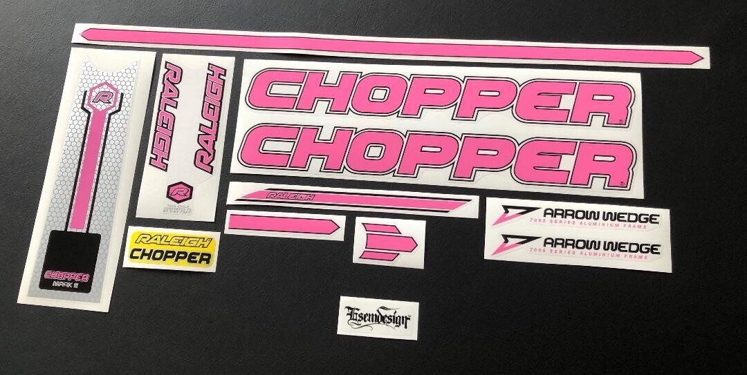 Raleigh chopper mk3 stickers sales