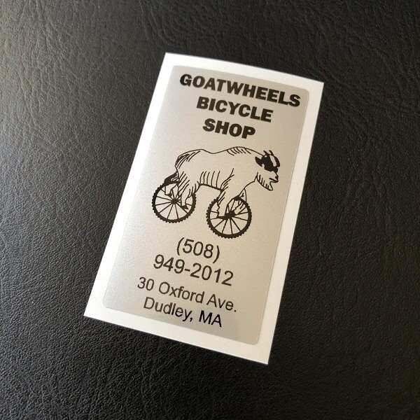 Goatwheels Cycle Shop Decal