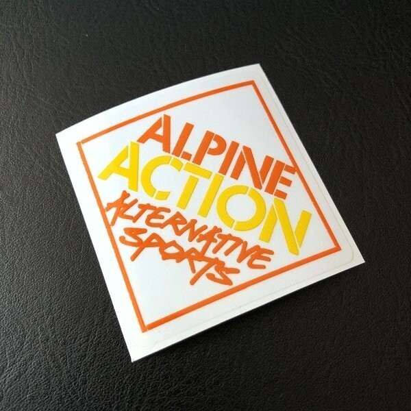 Alpine Action Shop Decal