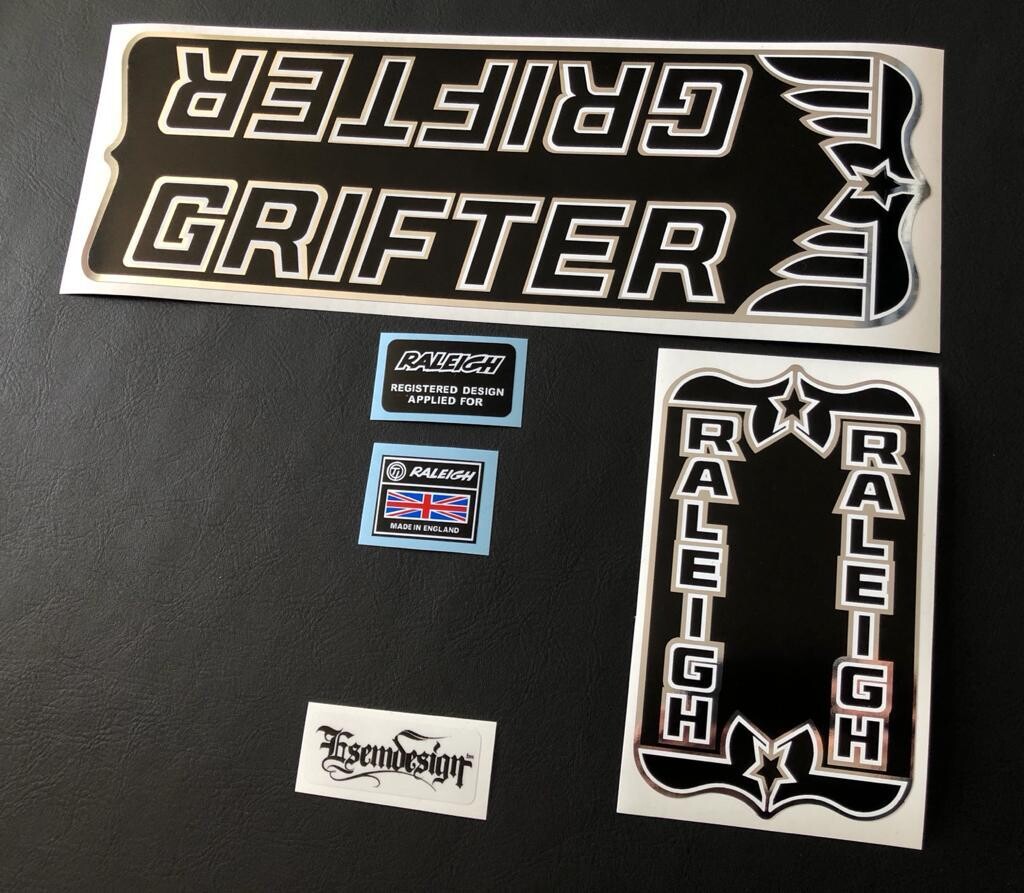 Mk2 Grifter Silver Decal set