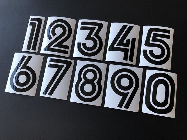 Uni Plate Numbers Big