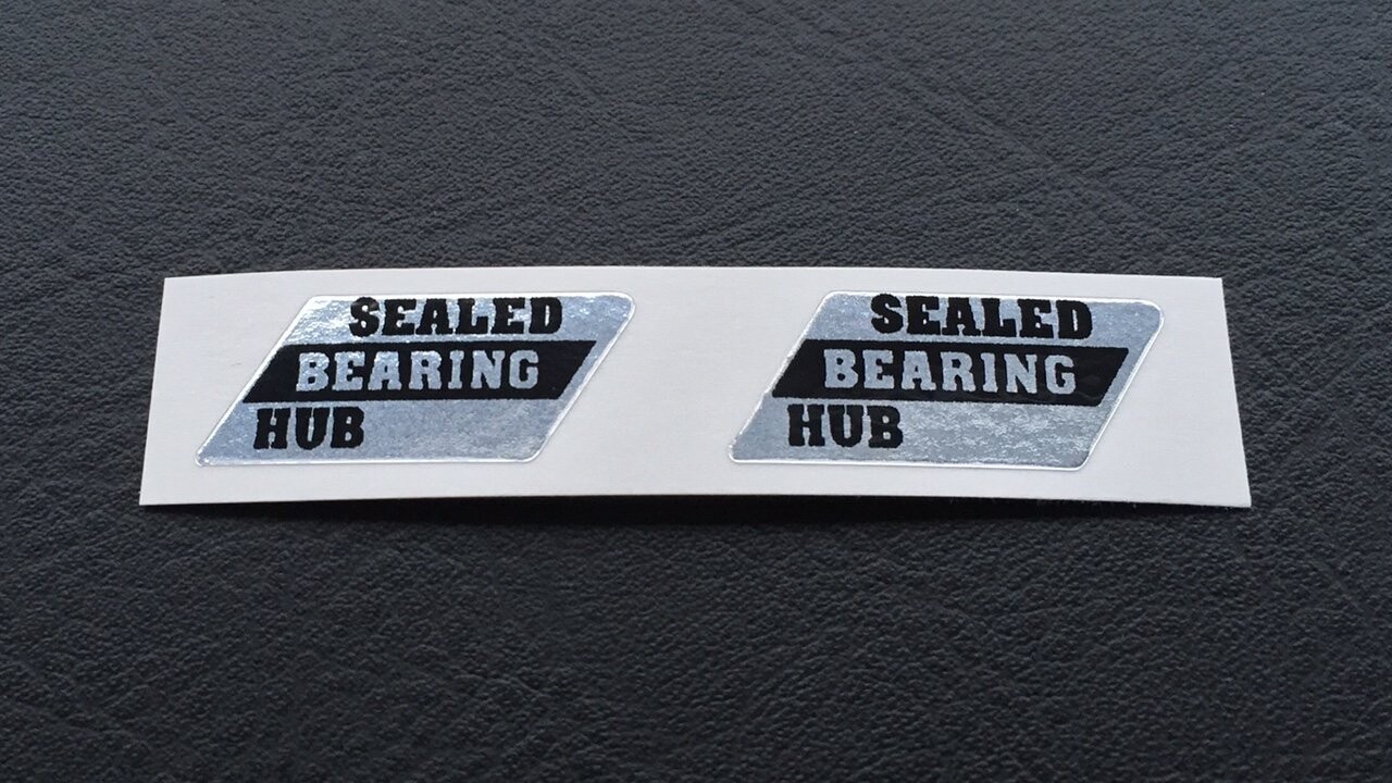 Suntour Sealed Bearing Hub Decals
