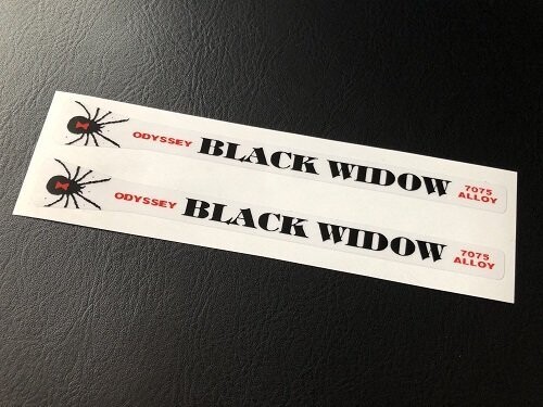 Odyssey Black Widow Crank Decals