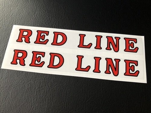 Redline Tubular Crank Decals