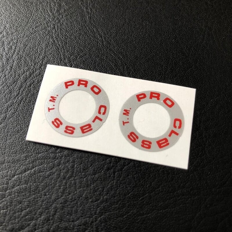 Pro Class Rim Valve Decals
