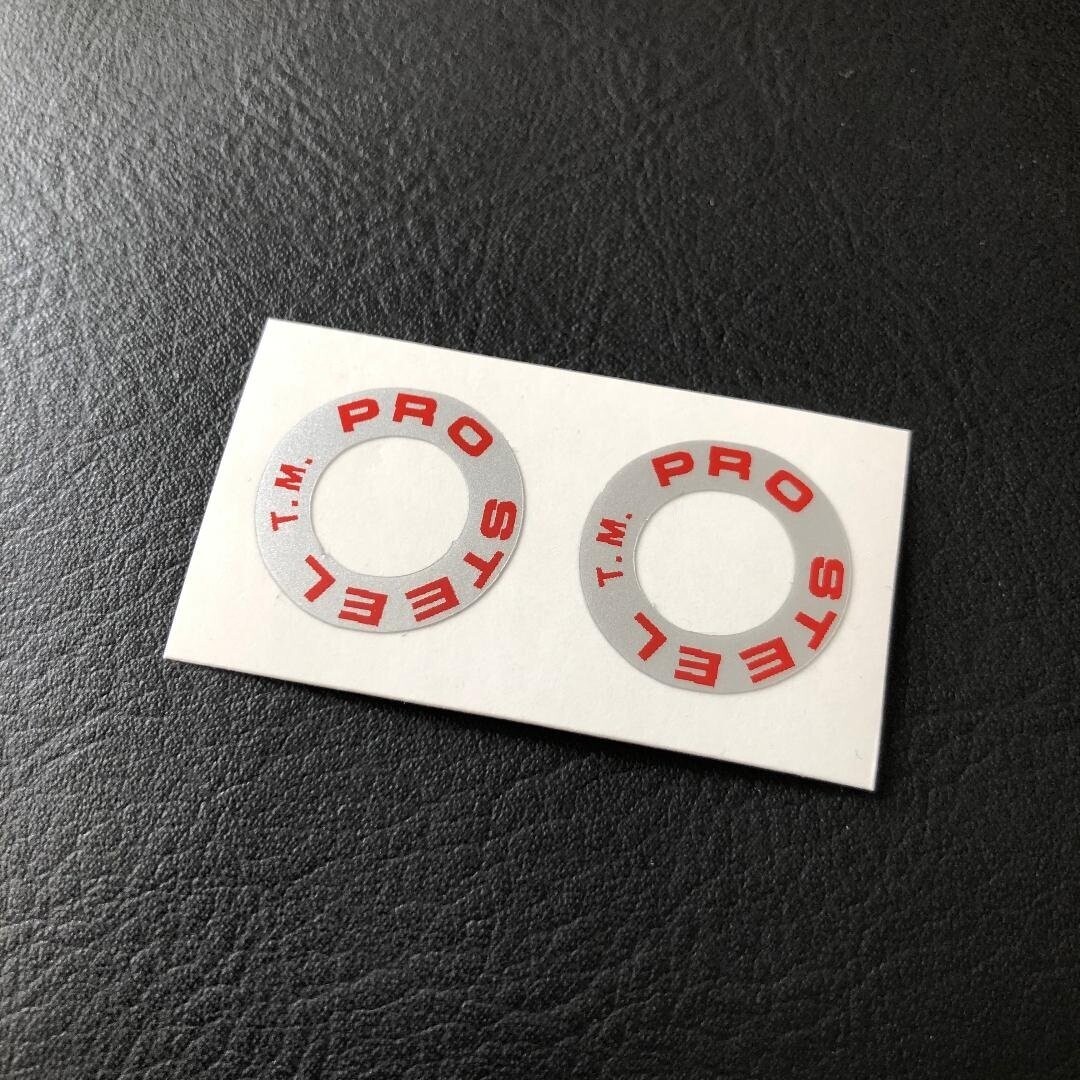 Pro Steel Rim Valve Decals