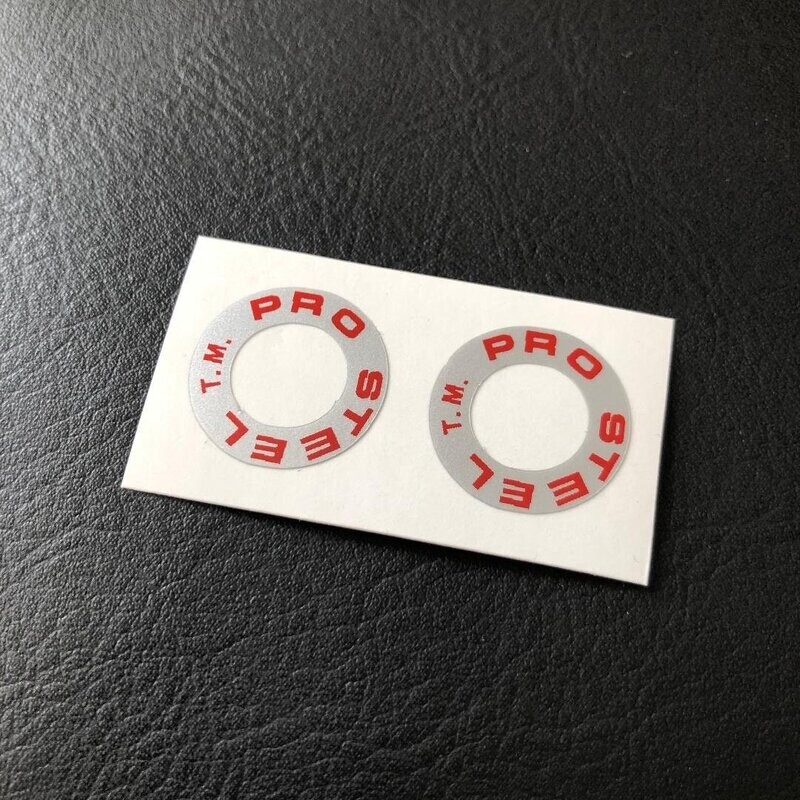 Pro Steel Rim Valve Decals