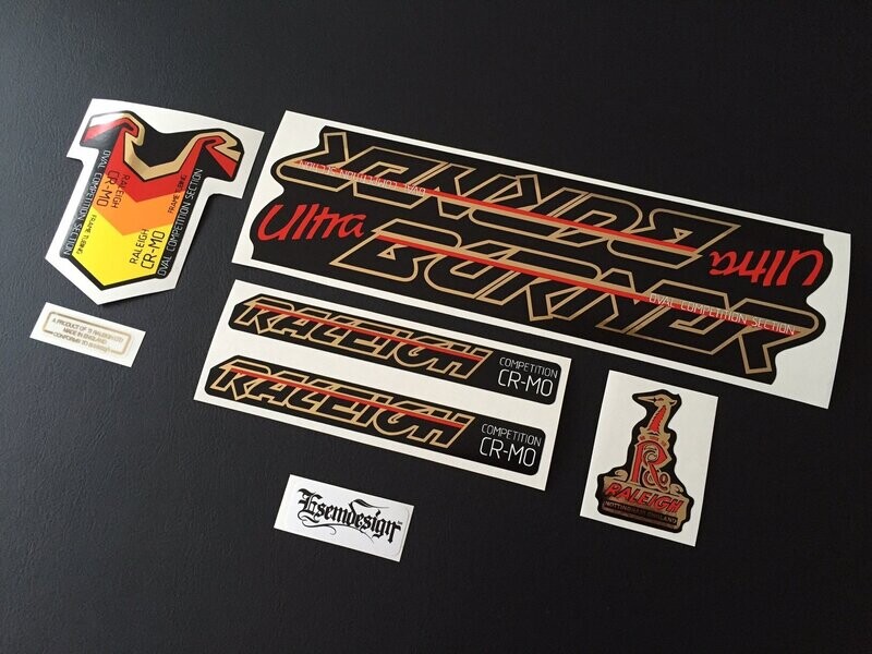 Mk2 Ultra Burner Decal Set