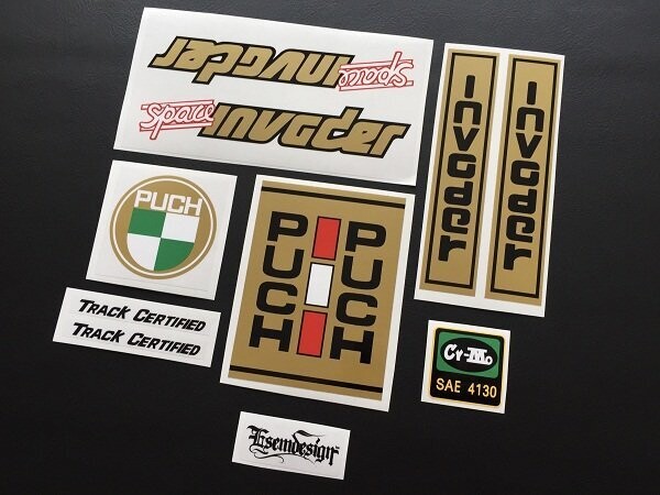 Puch Space Invader Decal Set