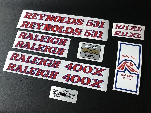 Reynolds R11 XL Red Decal Set