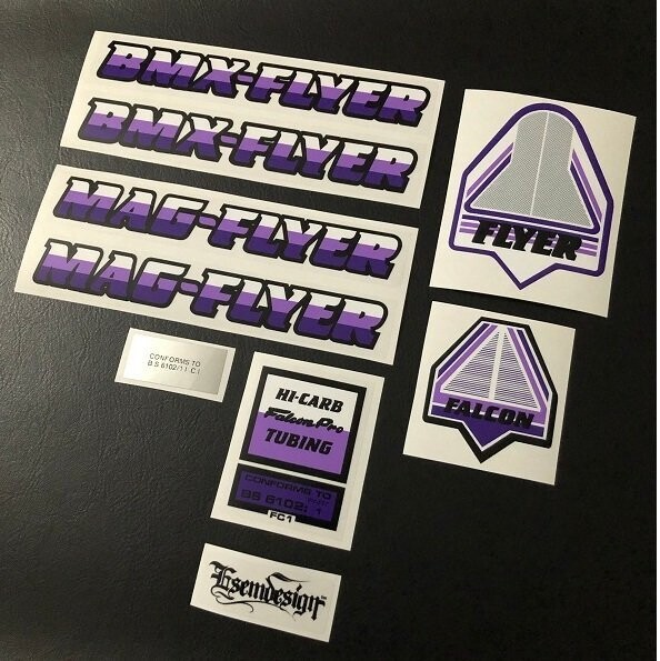 Falcon Pro Mag Flyer Decal Set